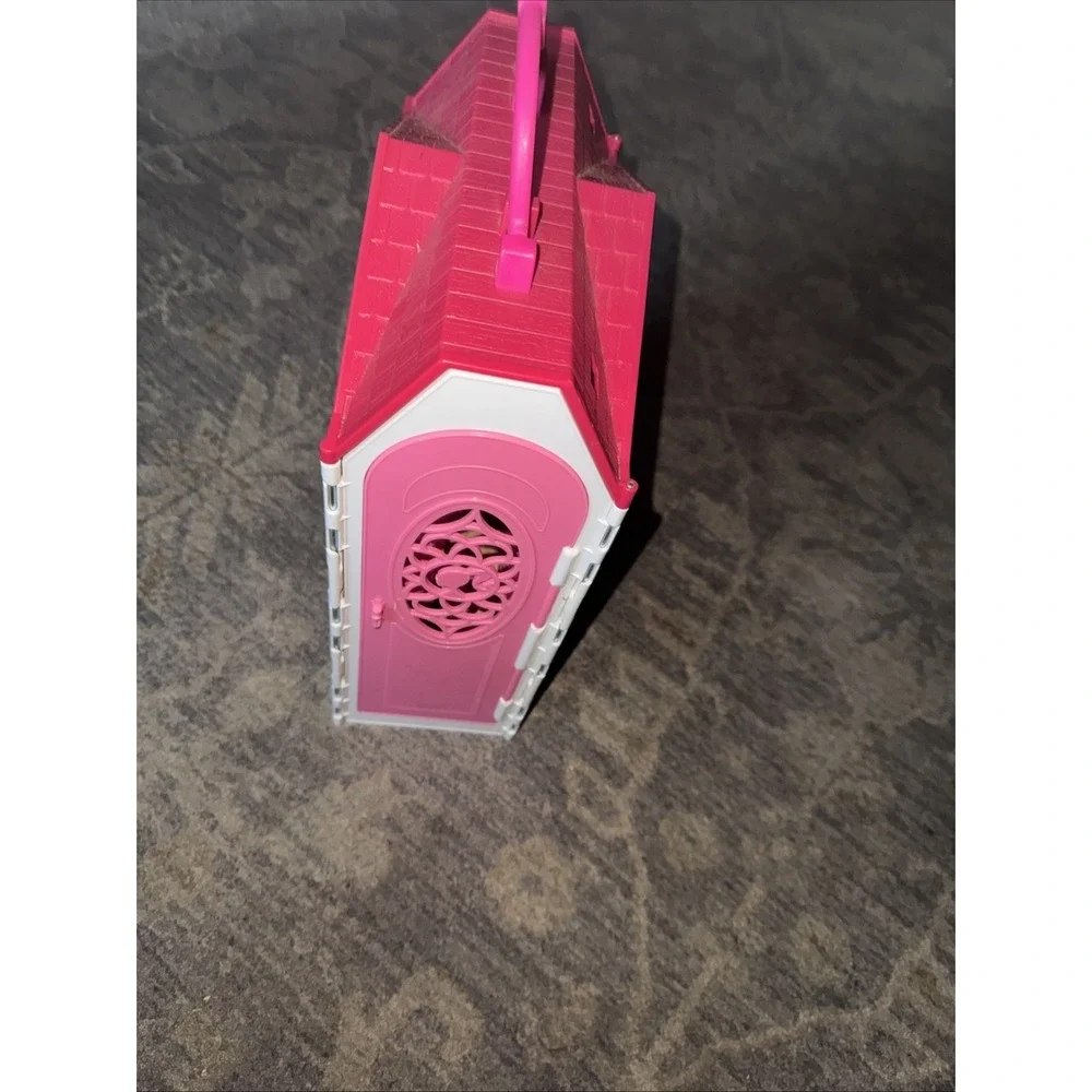 Barbie Glam Getaway House Pink & White Fold-Up Playset (Mattel #CHF54) 2014/2015